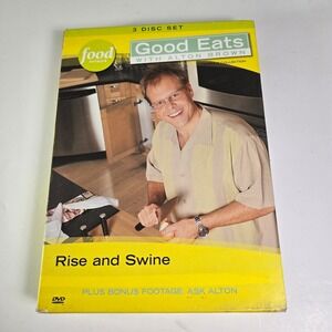 Good Eats with Alton Brown Takeout Collection Rise and Swine DVD 3 Disc Set Food